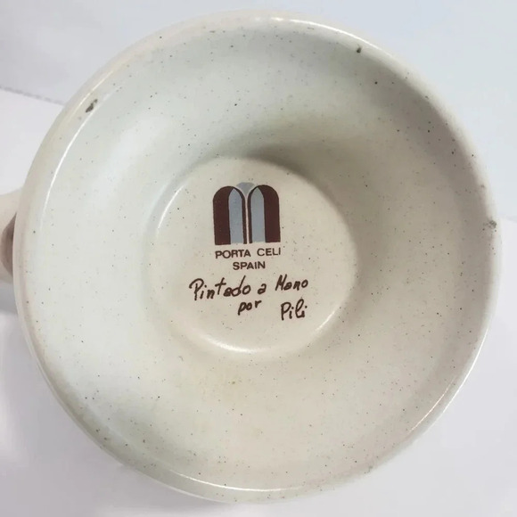 Vintage Ceramic Porta Celi Spain Aladdin Oil Lamp. - Picture 7 of 7